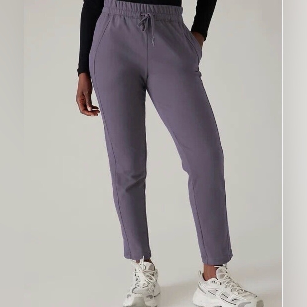 Athleta Women's Retroterry Tapered Pant Nightfall Purple